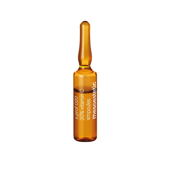 Mesoestetic X.prof 020 20% Vitamin C Ampoules (20 X 5ml)