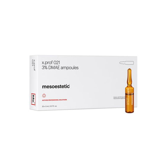 Mesoestetic X.prof 021 3% DMAE Ampoules (20 X 5ml)