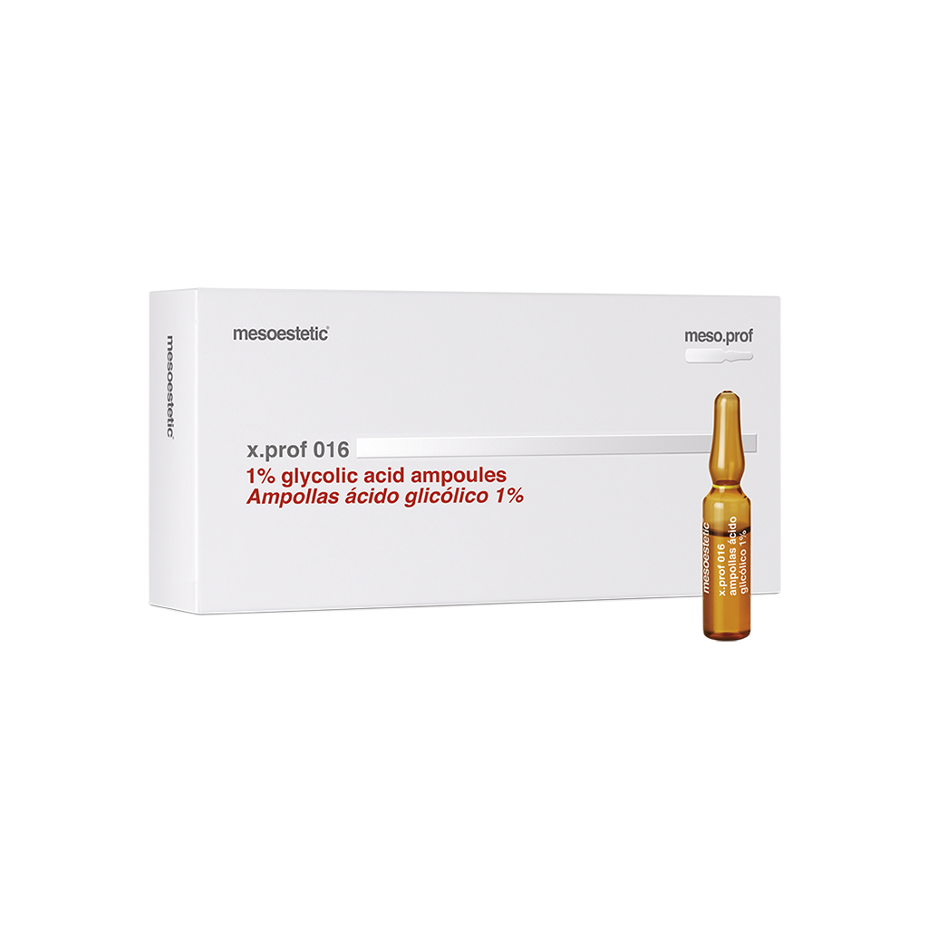 Mesoestetic X.prof 016 1% Glycolic ACID Ampoules  (20 X 2ml)